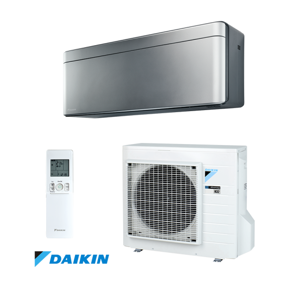Хиперинверторен климатик DAIKIN Stylish Silver  FTXA50CS/RXA50A9 , 18 000 BTU,КЛАС А++/А++,23 dB, Фреон R32