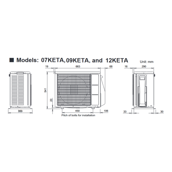 Инверторен климатик Fuji Electric RSG09KETE/ROG09KETE ,9000 BTU, Клас А++/А+,20 dB, Фреон R32