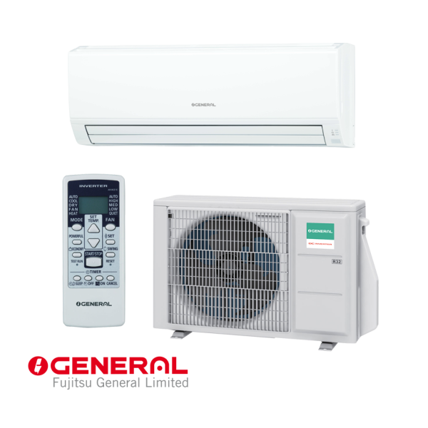 Инверторен климатик General ASHG24KLCA/AOHG24KLTA, 24 000BTU, Клас А++/А+, 33 dB, Фреон R32