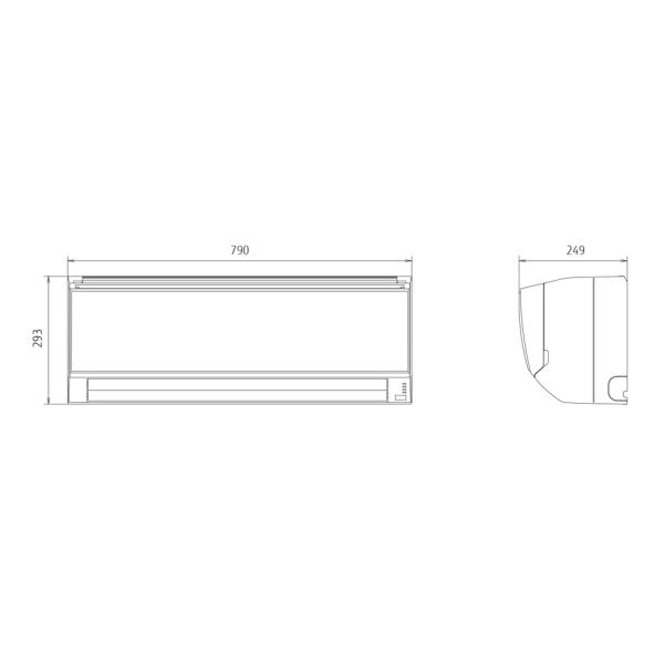 Инверторен климатик General ASHG24KLCA/AOHG24KLTA, 24 000BTU, Клас А++/А+, 33 dB, Фреон R32