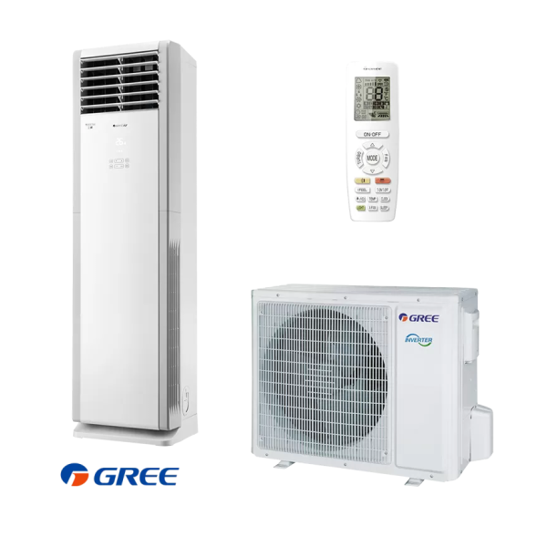 Колонен климатик GREE GVH25AMXF-K6DNC7A, 24 000 BTU, Клас А++/A , 35 dB, Фреон R32