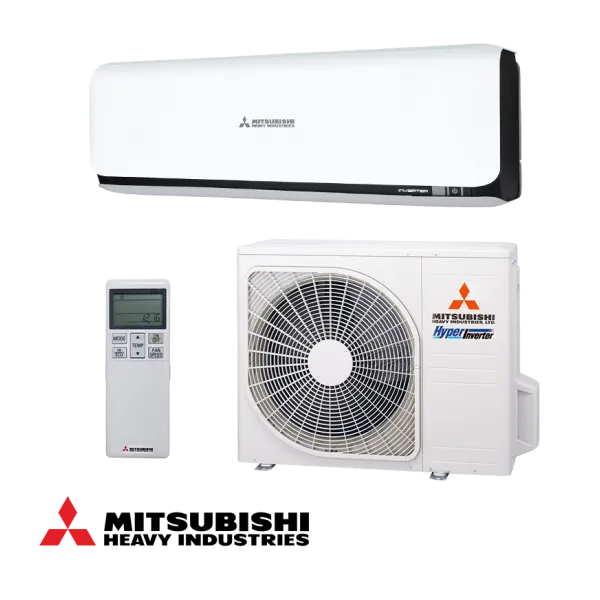 Хиперинверторен климатик Mitsubishi Heavy SRK 20ZSX-WB/SRC20ZSX-W Diamond  Black & White , 7000 BTU , Клас А+++/ А+++, 19 dB , Фреон R32