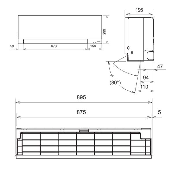 Инверторен климатик Mitsubishi Electric MSZ-EF35VGKS /MSZ-EF35VGKB /MSZ-EF35VGKW / MUZ-EF35VG – Kirigamine Zen, Silver,Black,Pure White, 12 000 BTU,КЛАС A+++/A++,21 dB,Фреон  R32