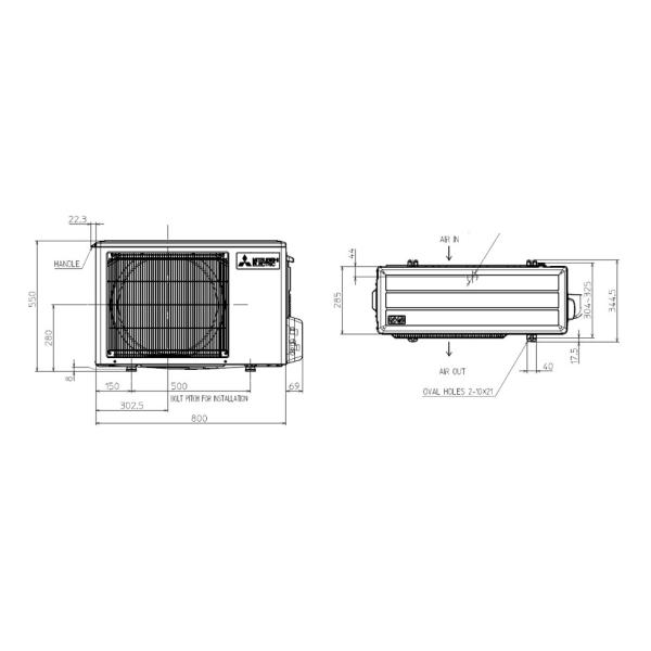 Хиперинверторен климатик Mitsubishi Electric MSZ-LN25VGB/VGR /Pearl Whitе/ / MUZ-LN25VG  9 000 BTU, КЛАС  A+++/A+++, 19 dB,R32