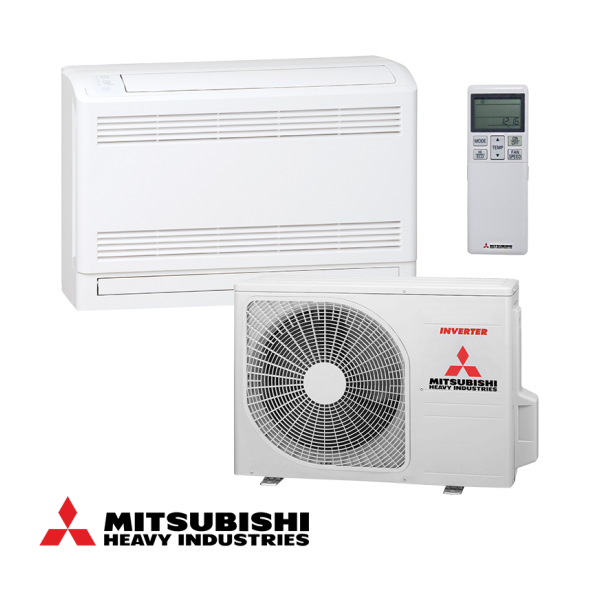 Подов климатик Mitsubishi Heavy SRF25ZS-W/SRC25ZS-W2 Premium, 9 000 BTU, Клас А++/А+, 25 dB, Фреон R32