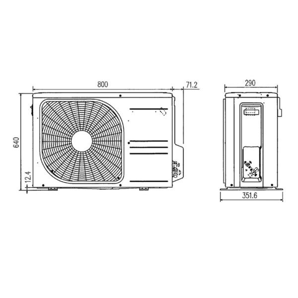 Подов хиперинверторен климатик Mitsubishi Heavy SRF50ZSX-W/SRC50ZSX-W3 Diamond, 18 000 BTU, Клас А++/А++, 28 dB, Фреон R 32, цена 2039 евро  с включен стандартен монтаж за град Плевен