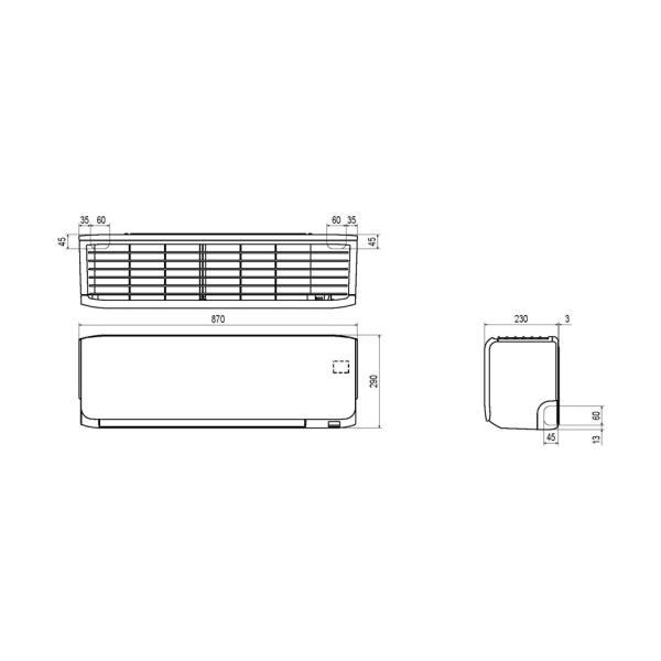 Инверторен климатик Mitsubishi Heavy Industries SRK35ZS-W + SRC35ZS-W Premium ,Black / White / Titanium , 12 000 BTU, Клас А++/А++,19 dB, Фреон R32