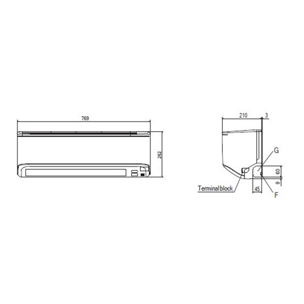 Инверторен климатик Mitsubishi Heavy SRK25ZSP-W/SRC25ZSP- W Standard , 9000 BTU ,Клас : А++/А+ , 23dB , Фреон R32
