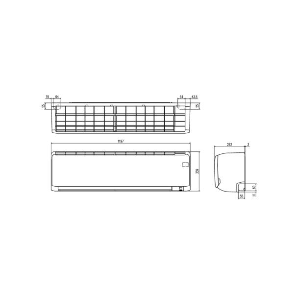 Хиперинверторен климатик Mitsubishi Heavy SRK71ZP-W/SRC71ZR- W Diamond , 24000 BTU ,Клас : А++/А+ , 25dB , Фреон R32
