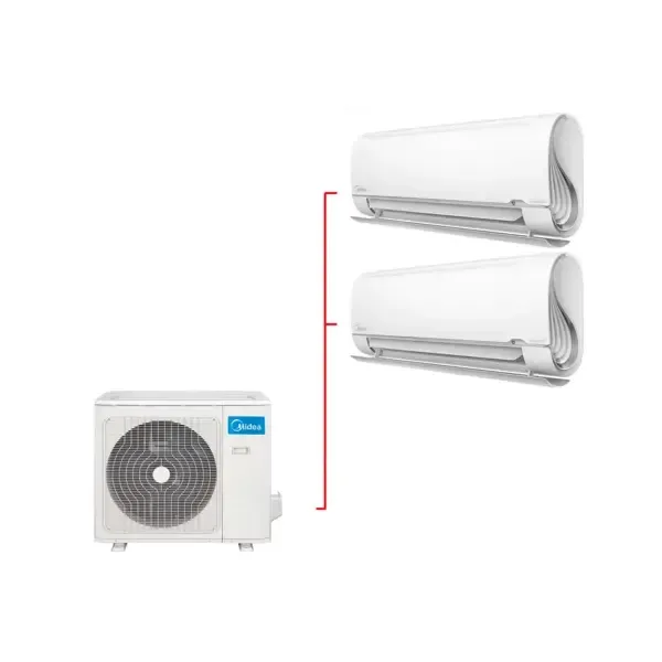 Външно тяло мултисплит Midea M2OE-18HFN8-Q, 18 000 BTU, Клас А+/А , 56dB, Фреон R32