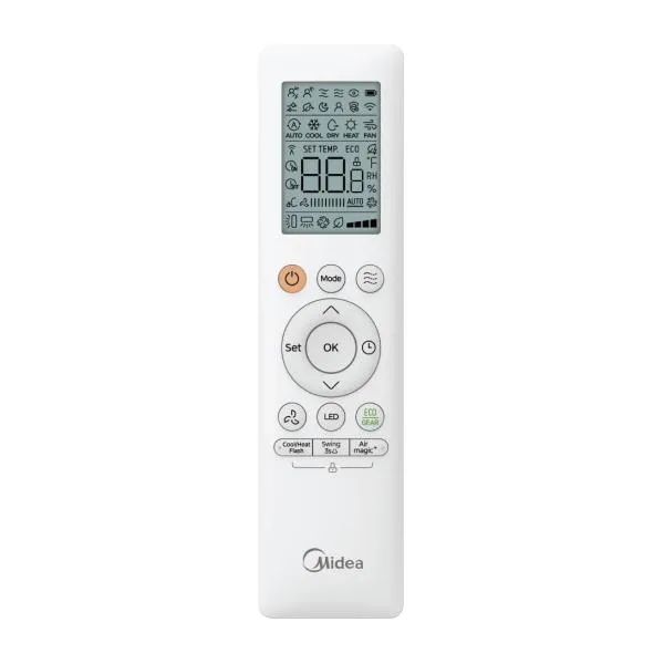 Инверторен климатик Midea Breezeless E CB1-12HRFN8-I/CB1-12HFNX-O,12 000 BTU, Клас А+++/А++,20 dB, Фреон R32