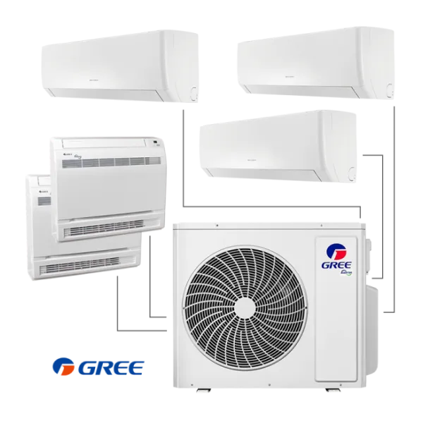 Външно тяло мултисплит Gree GWHD42NK6LOO LCLH, 42 000BTU , Клас А++/А+, Фреон R32