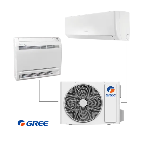 Външно тяло мултисплит Gree GWHD18NK6LOO LCLH, 18 000BTU , Клас А++/А+, Фреон R32