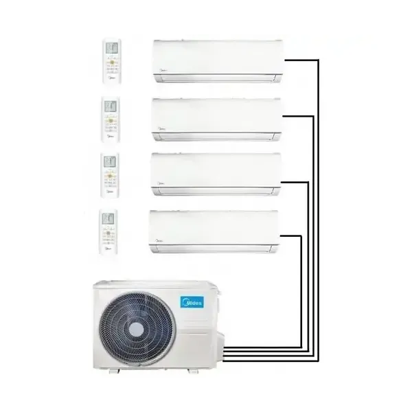 Външно тяло мултисплит Midea M40E-36HFN8-Q, 36 000 BTU, Клас А++/А+ , 60dB, Фреон R32