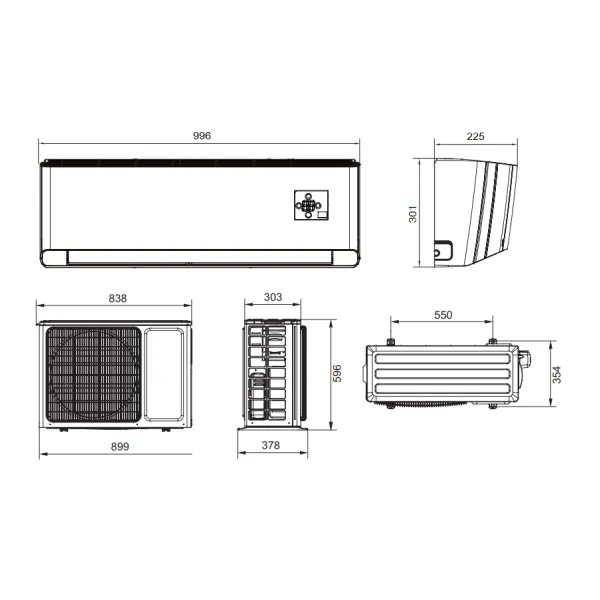 Хиперинверторен климатик Gree AMBER GWH09YD-S6DBA1A, 9 000 BTU, A+++/A+++, R32, WiFi