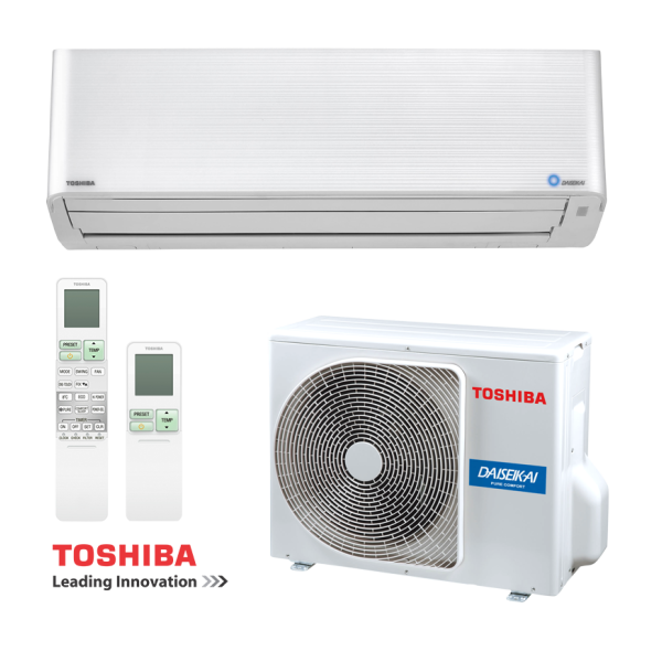 Хиперинверторен климатик Toshiba Daiseikai 10 WHITE RAS-B13S4KVPG-E/RAS13S4AVPG-E ,13 000 BTU, Клас А+++/А+++,24 dB, Фреон R32